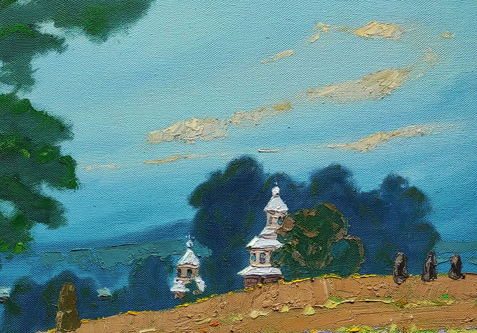 Oil painting Summer meadows Yaroslav Savchyn - 3