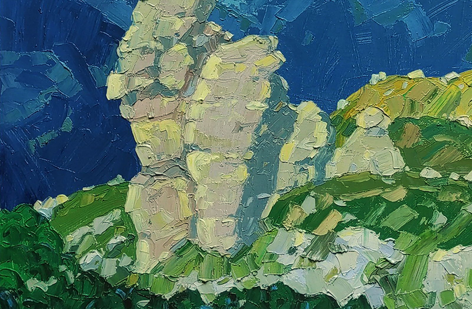 Oil painting Walking in the mountains Yaroslav Savchyn - 4