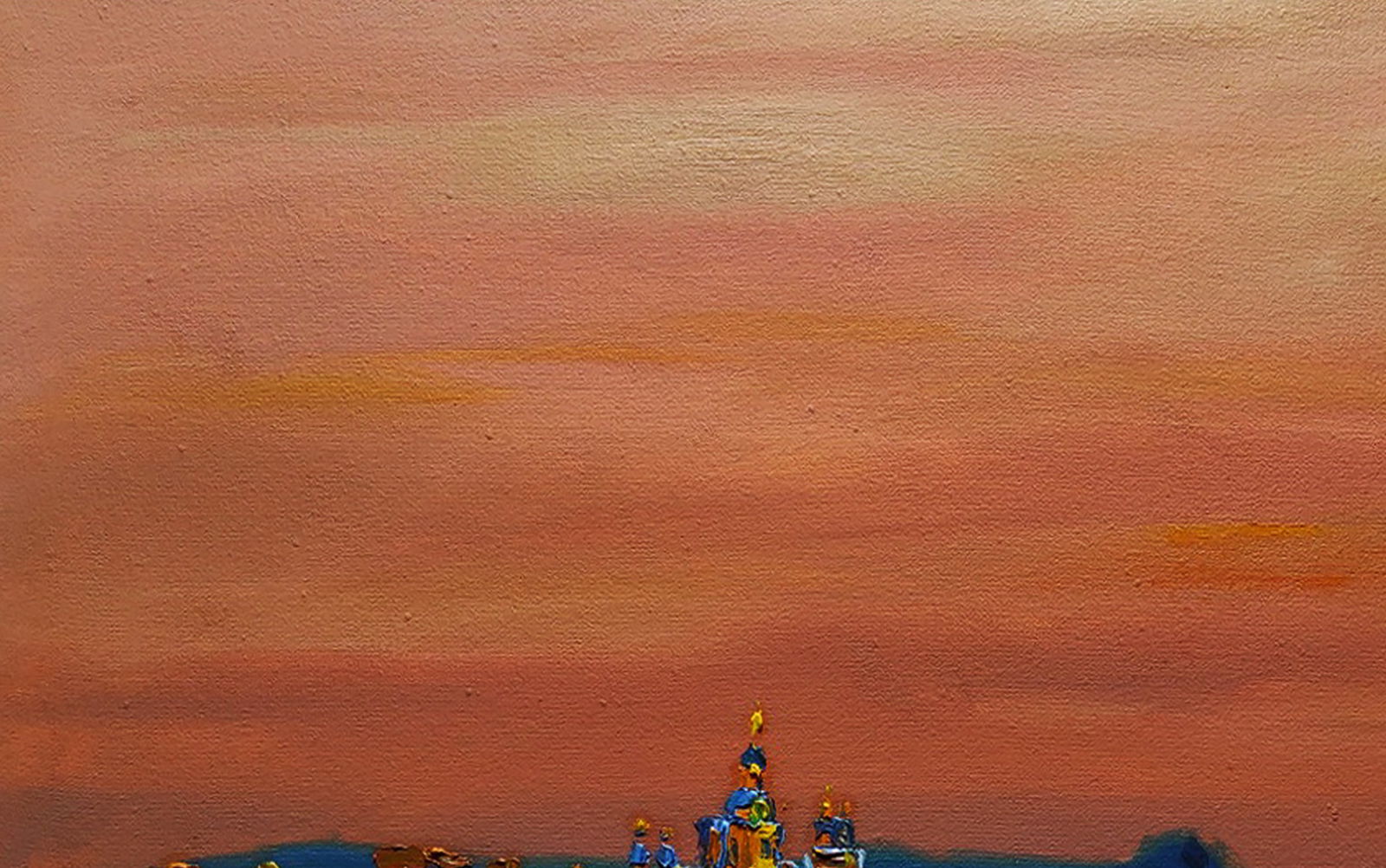 Oil painting An invigorating evening Yaroslav Savchyn - 2