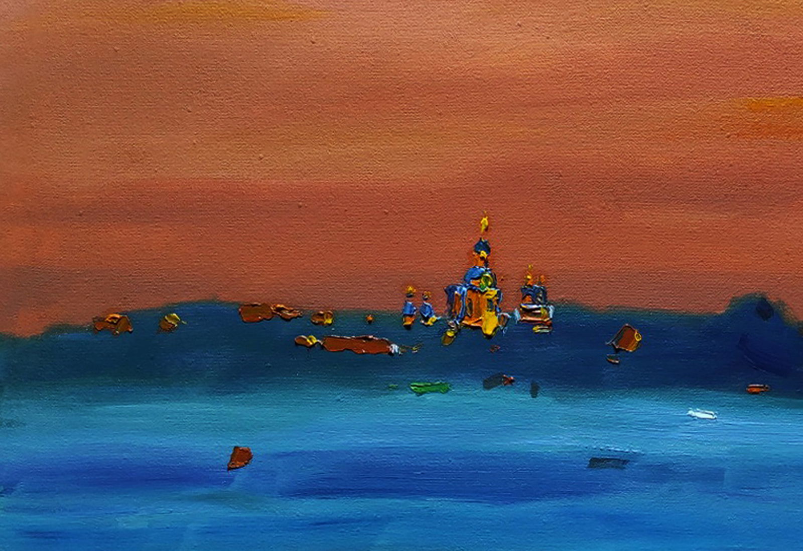 Oil painting An invigorating evening Yaroslav Savchyn - 4