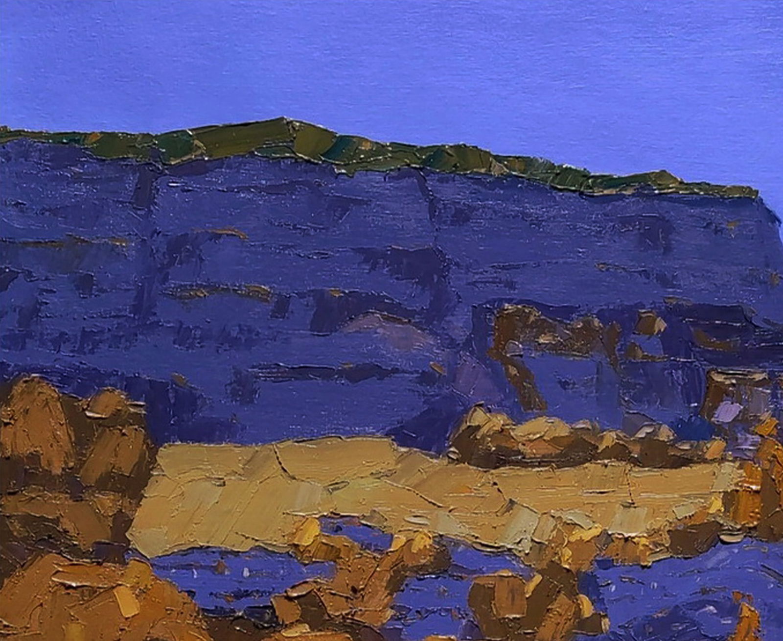 Oil painting Mountain canyon Yaroslav Savchyn - 2