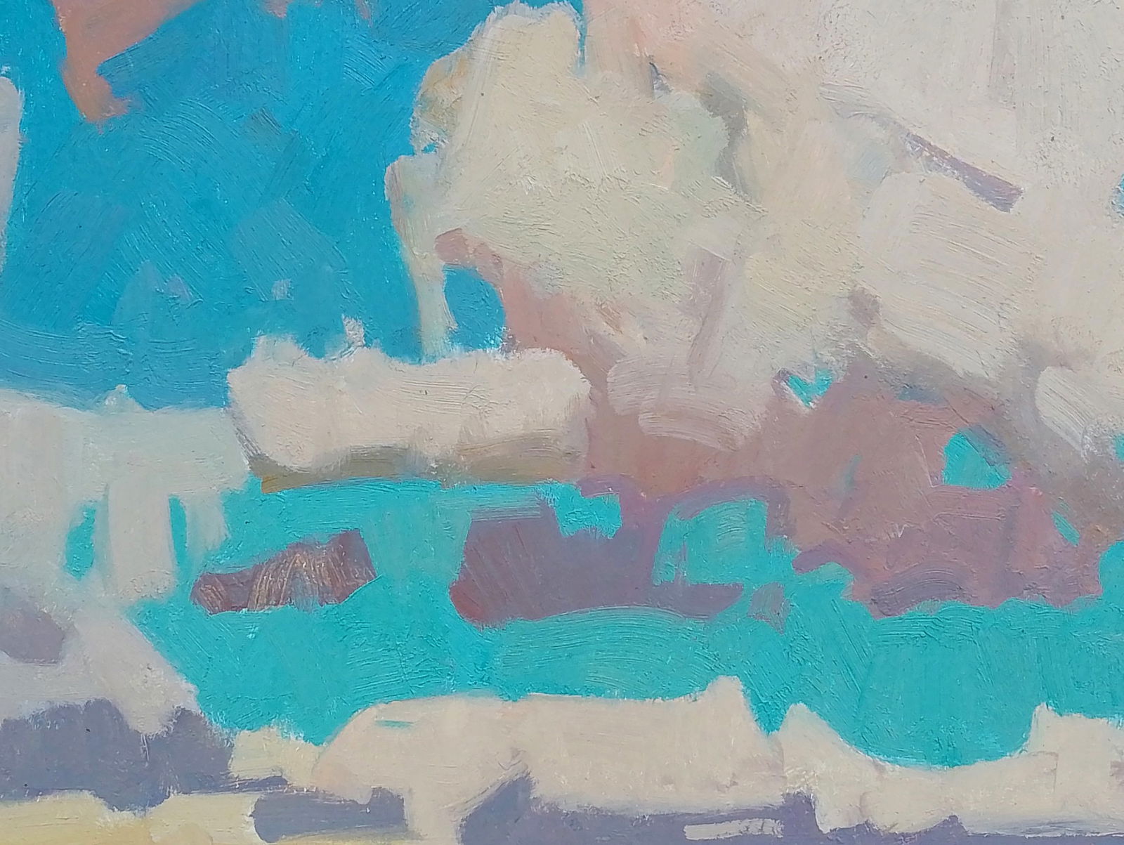 Oil painting Steppe cloudy wind Igor Tuzhikov - 6