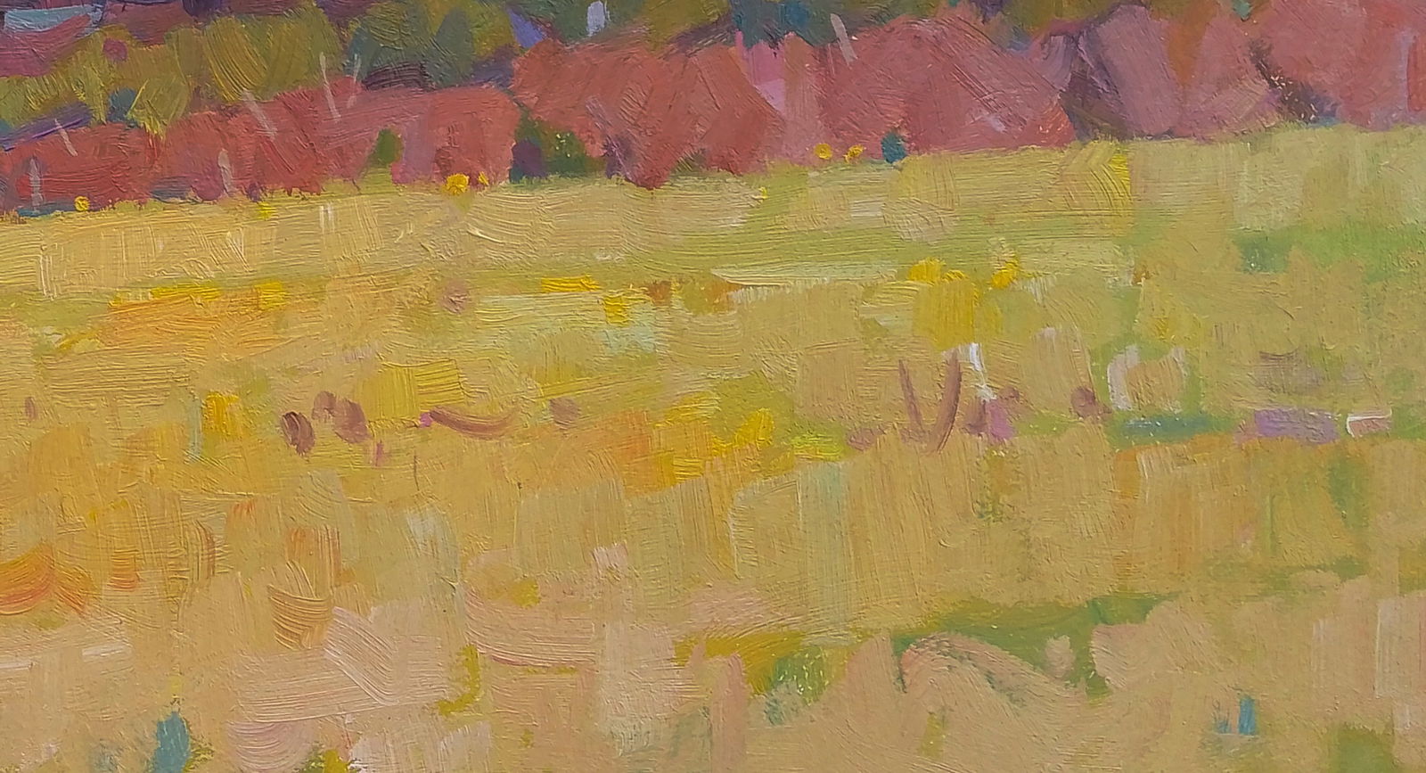 Oil painting Sun in the field Igor Tuzhikov - 2