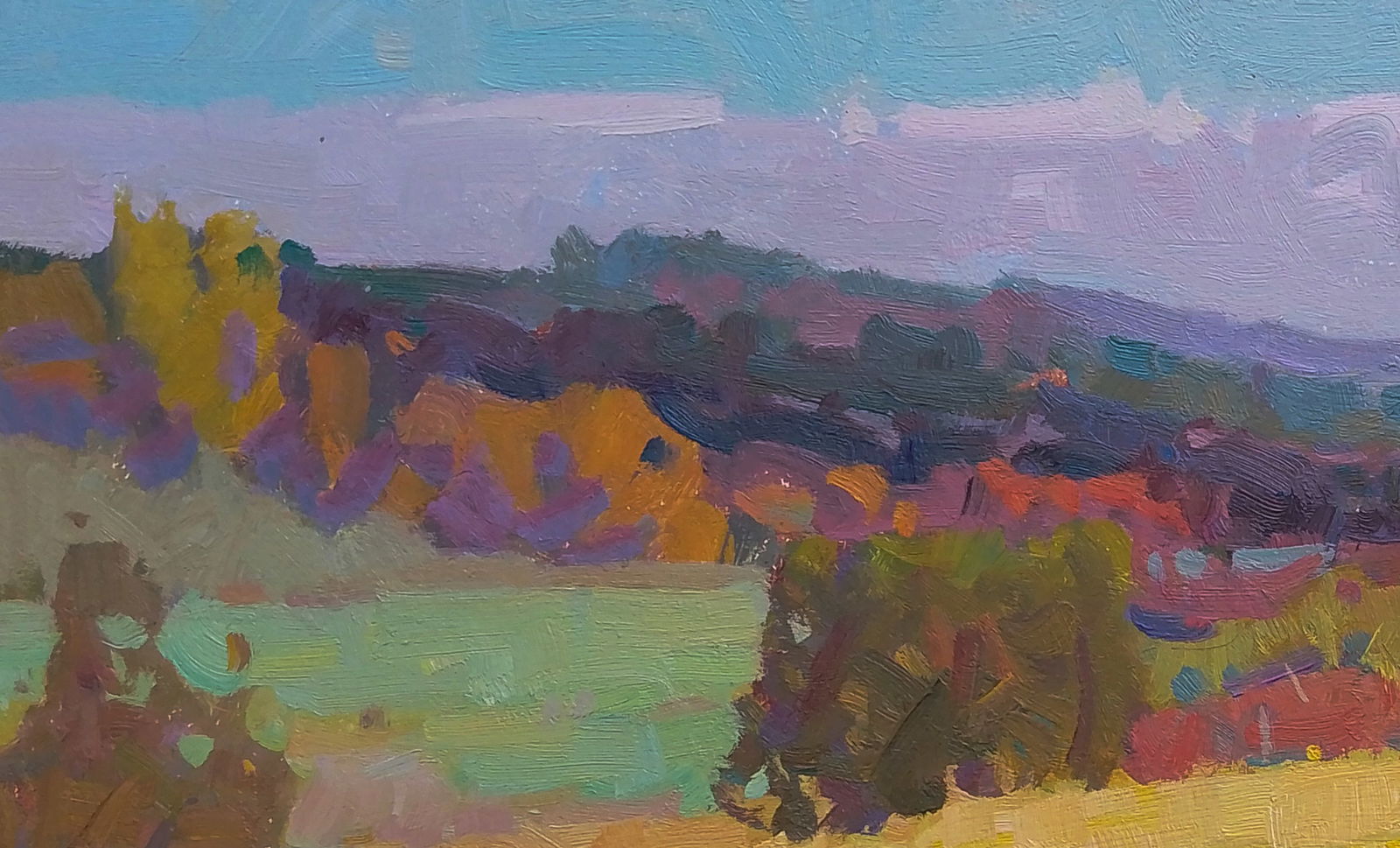 Oil painting Sun in the field Igor Tuzhikov - 4