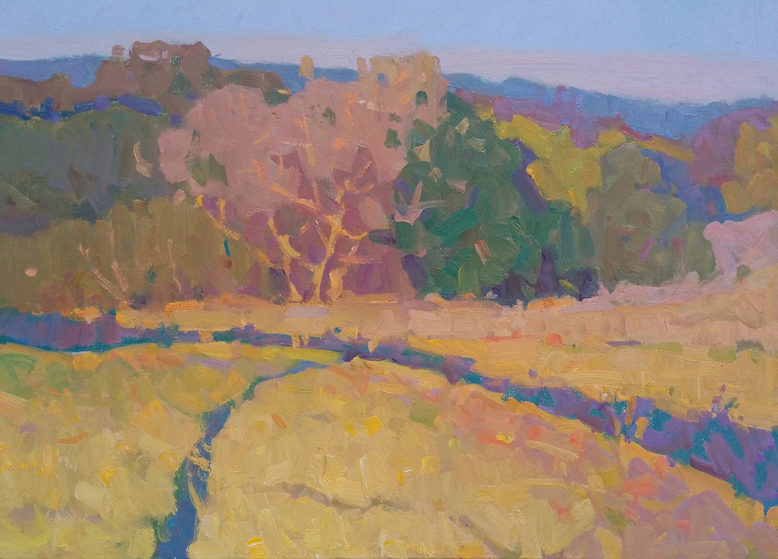 Oil painting Autumn contrasts fields Igor Tuzhikov (1 of 6)
