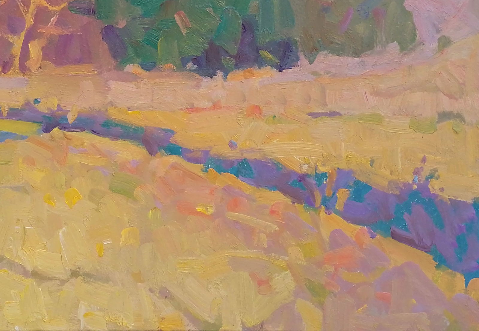 Oil painting Autumn contrasts fields Igor Tuzhikov - 2