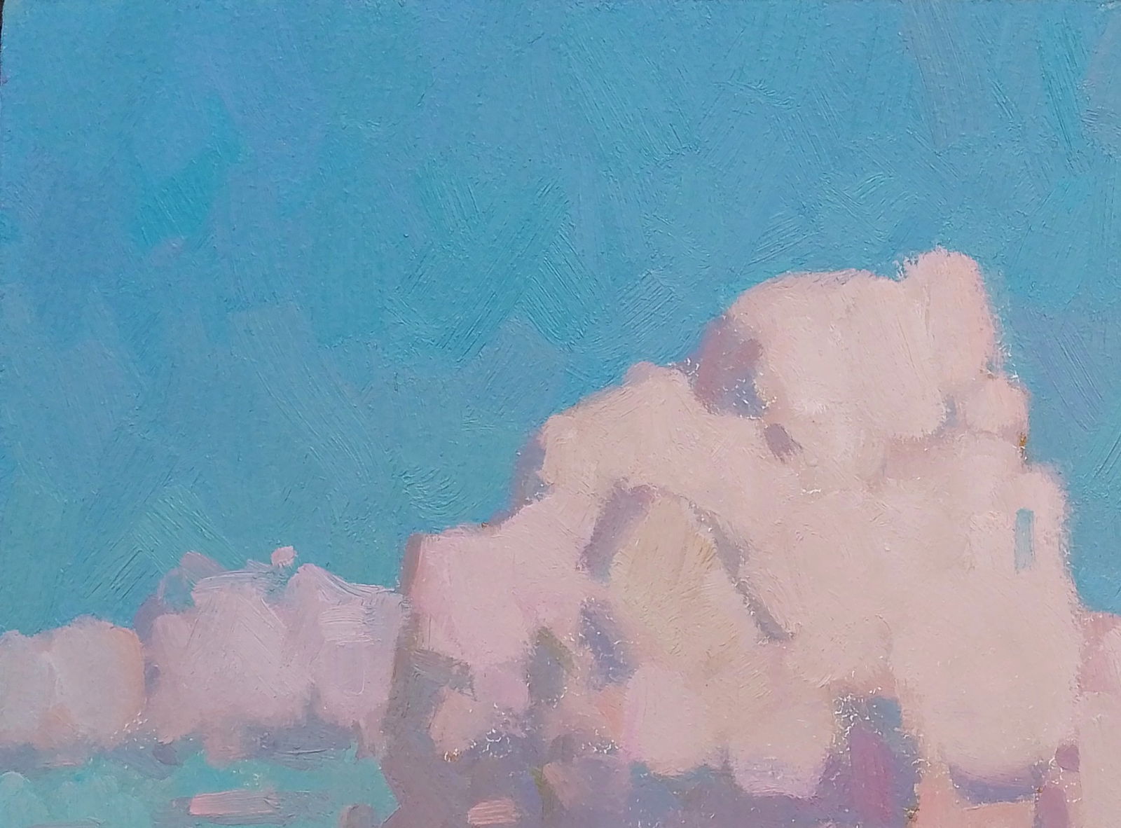 Oil painting Evening clouds Igor Tuzhikov - 4