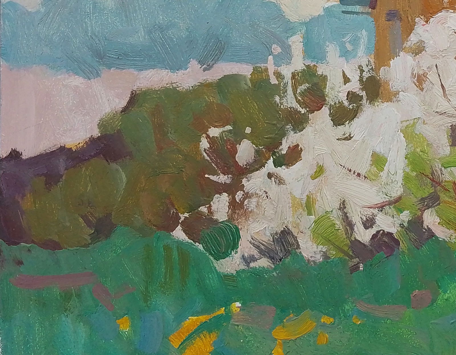 Oil painting May village day Igor Tuzhikov - 3