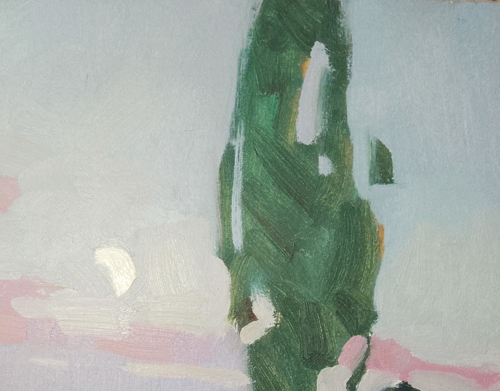 Oil painting Bright evening moon Igor Tuzhikov - 5