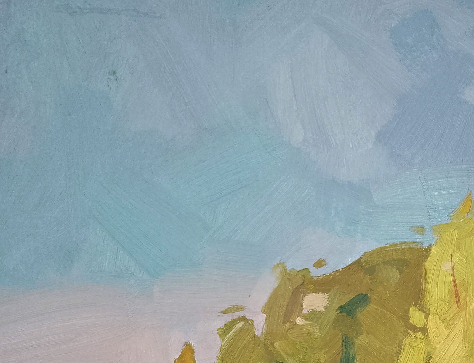 Oil painting Forest on summer meadows Igor Tuzhikov - 4