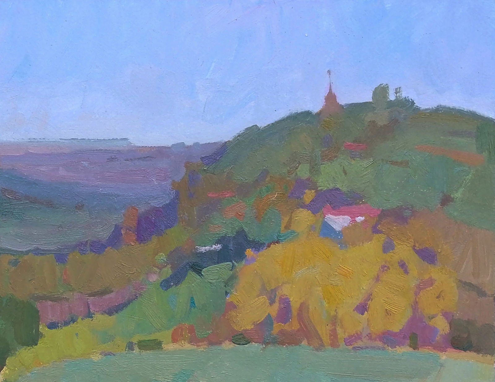 Oil painting In the mountain fields Igor Tuzhikov - 5