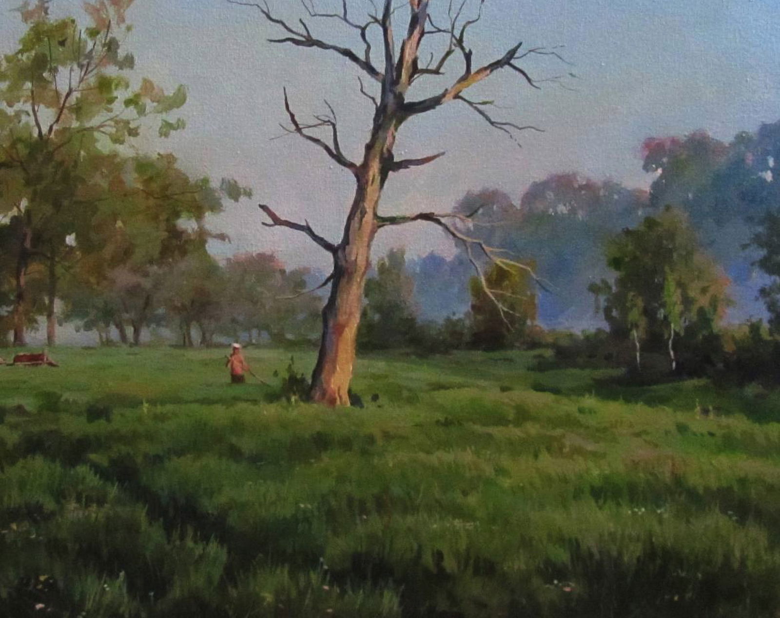 Oil painting Summer morning Alexander Guzev - 5