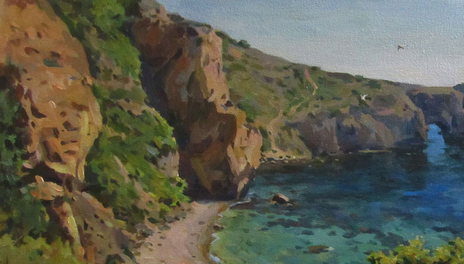 Oil painting Mountain coast Alexander Guzev - 2