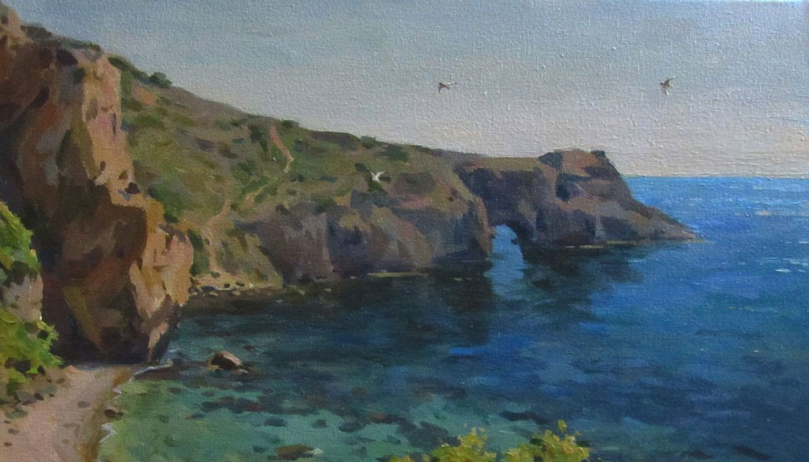 Oil painting Mountain coast Alexander Guzev - 3