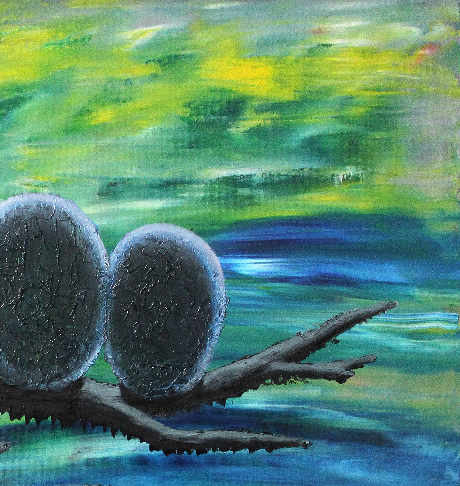 Oil painting Waiting for the dawn Andriy Klishyn - 3