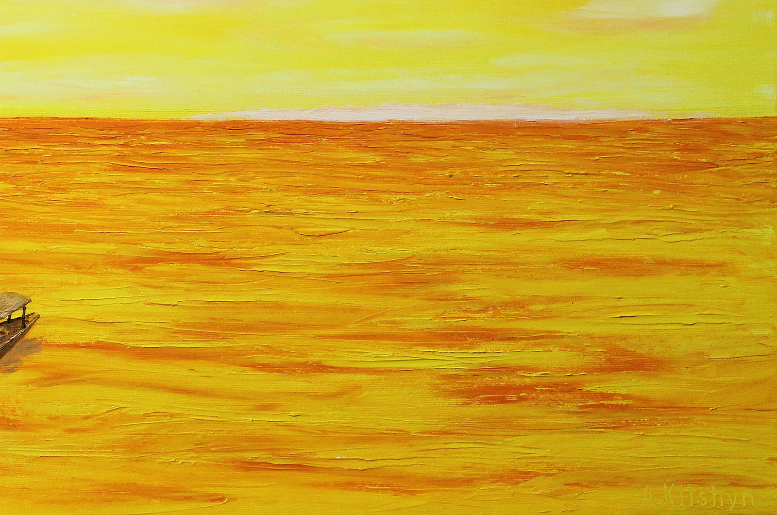 Oil painting Yellow Sea Andriy Klishyn - 5