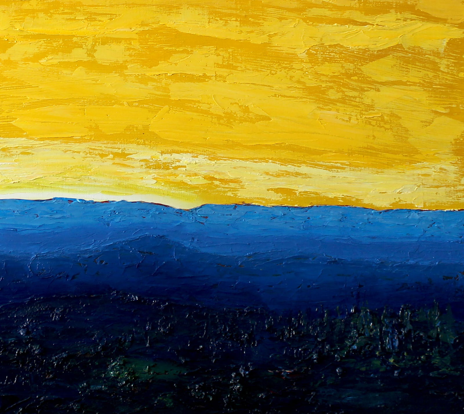 Oil painting Yellow dawn Andriy Klishyn - 5