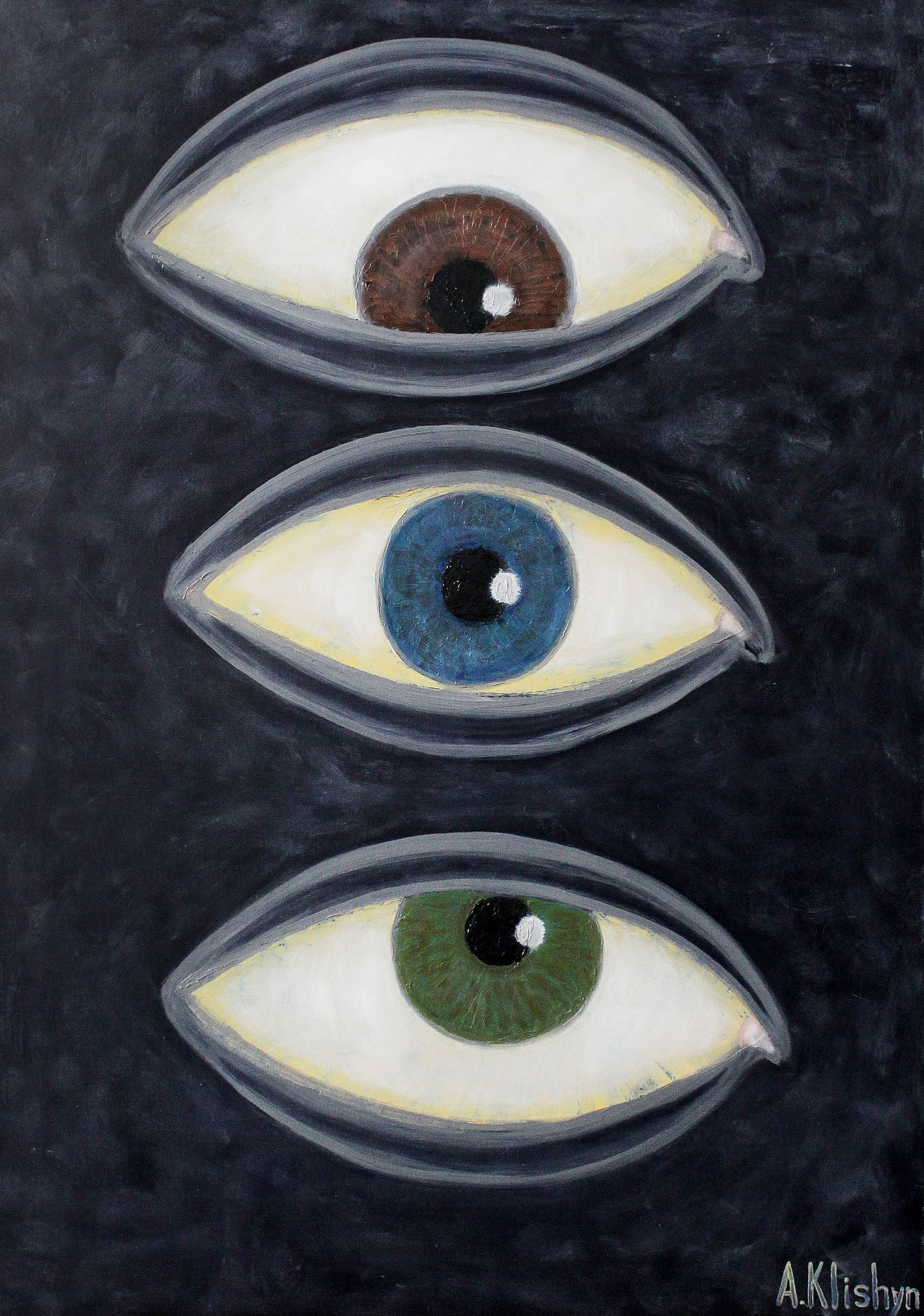 Oil painting Observation Andriy Klishyn (1 of 6)