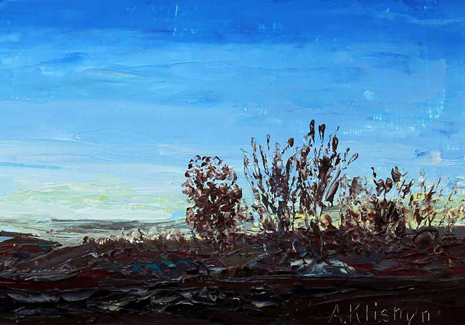 Oil painting Spring morning Andriy Klishyn - 5