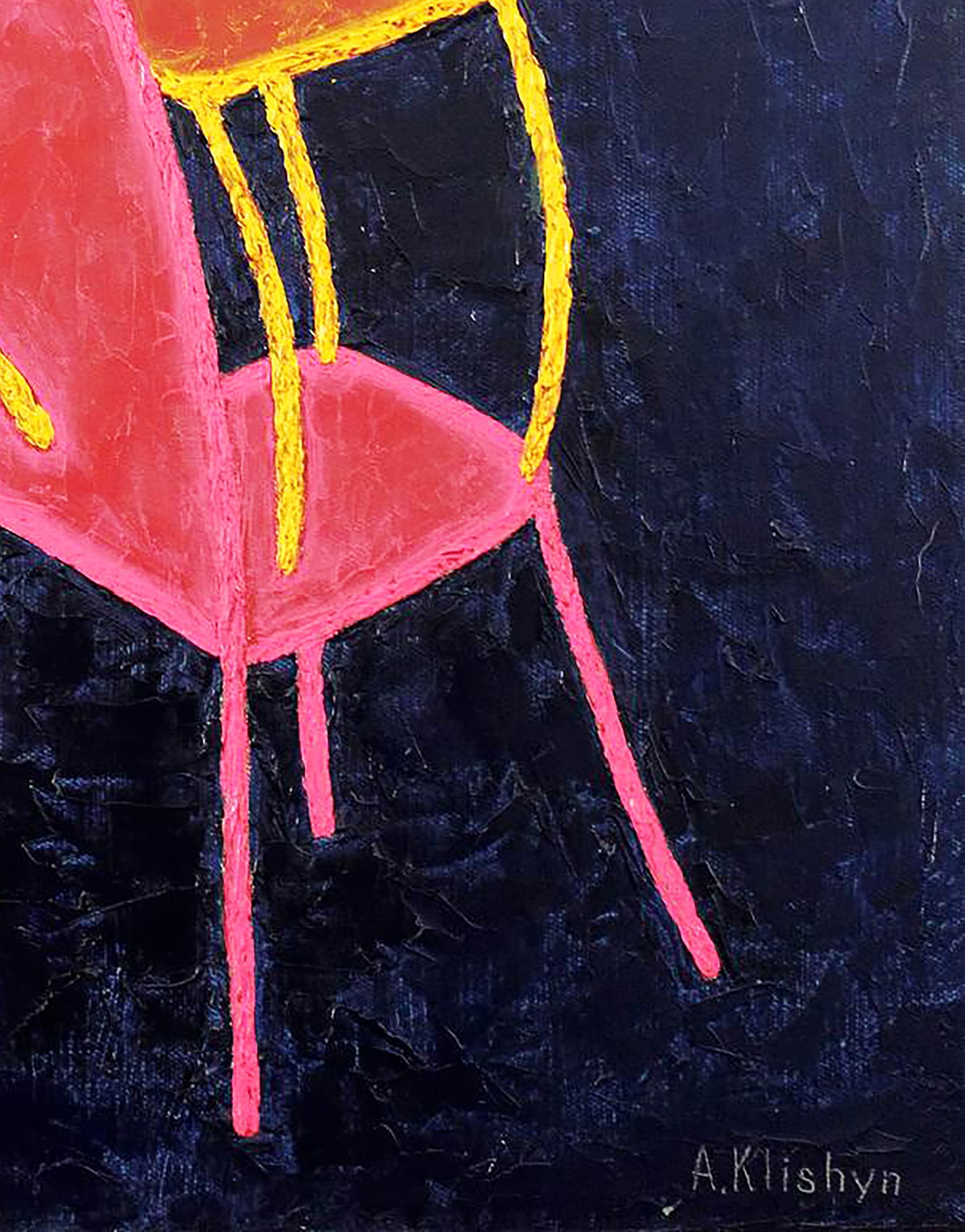 Oil painting Love is like a rider Andriy Klishyn - 5