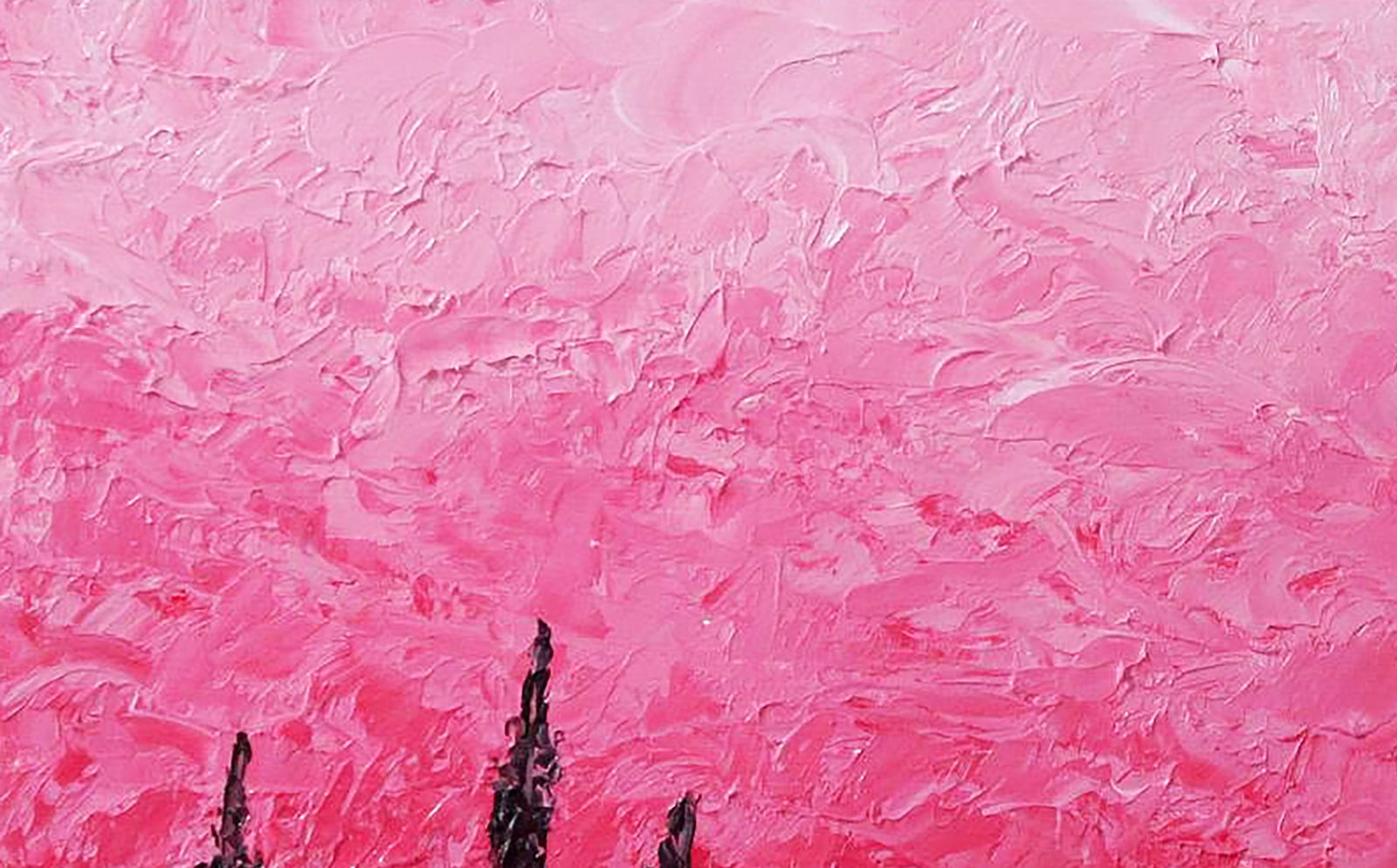 Oil painting Pink sunset Andriy Klishyn - 2
