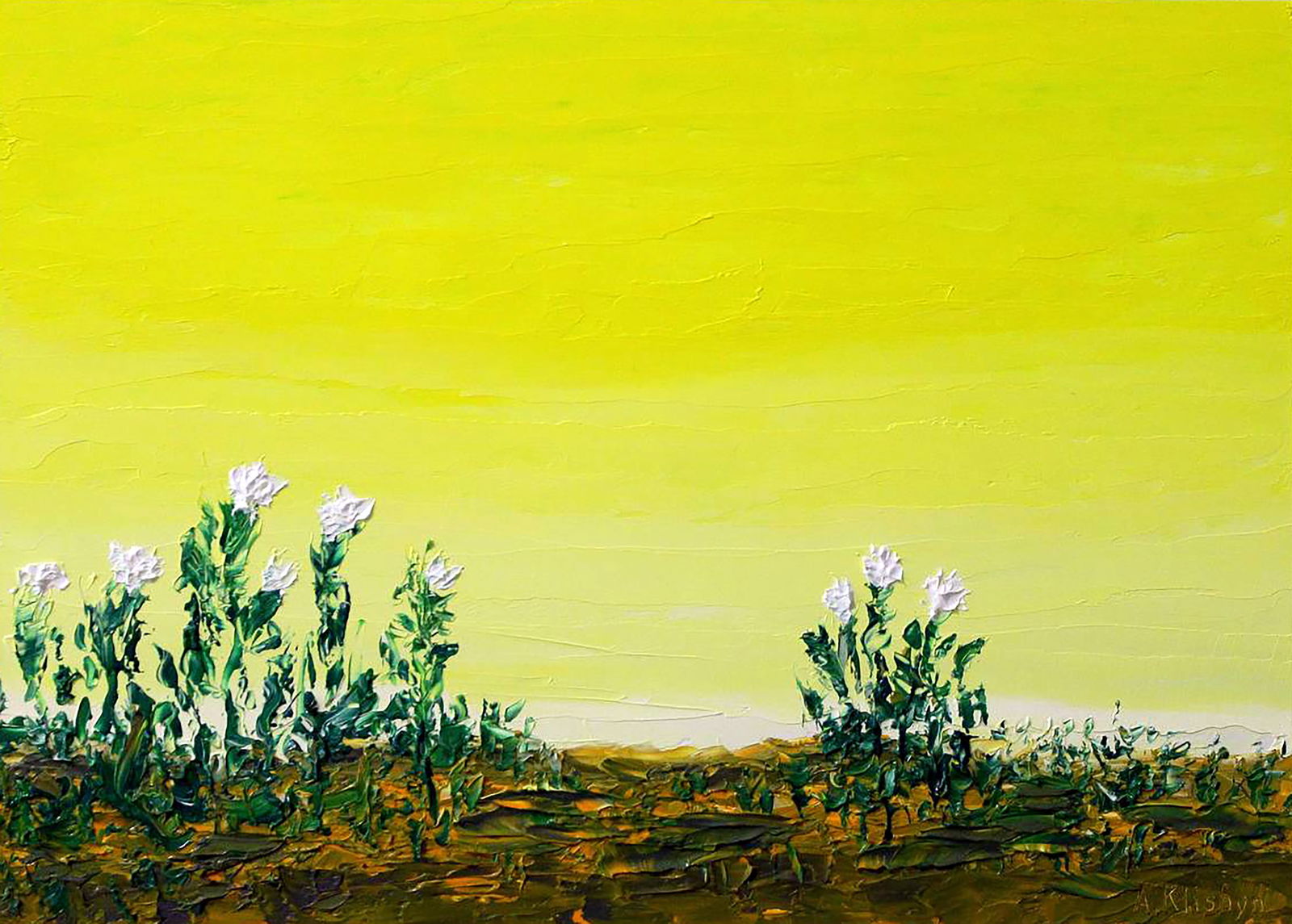 Oil painting Morning roses Andriy Klishyn (1 of 5)