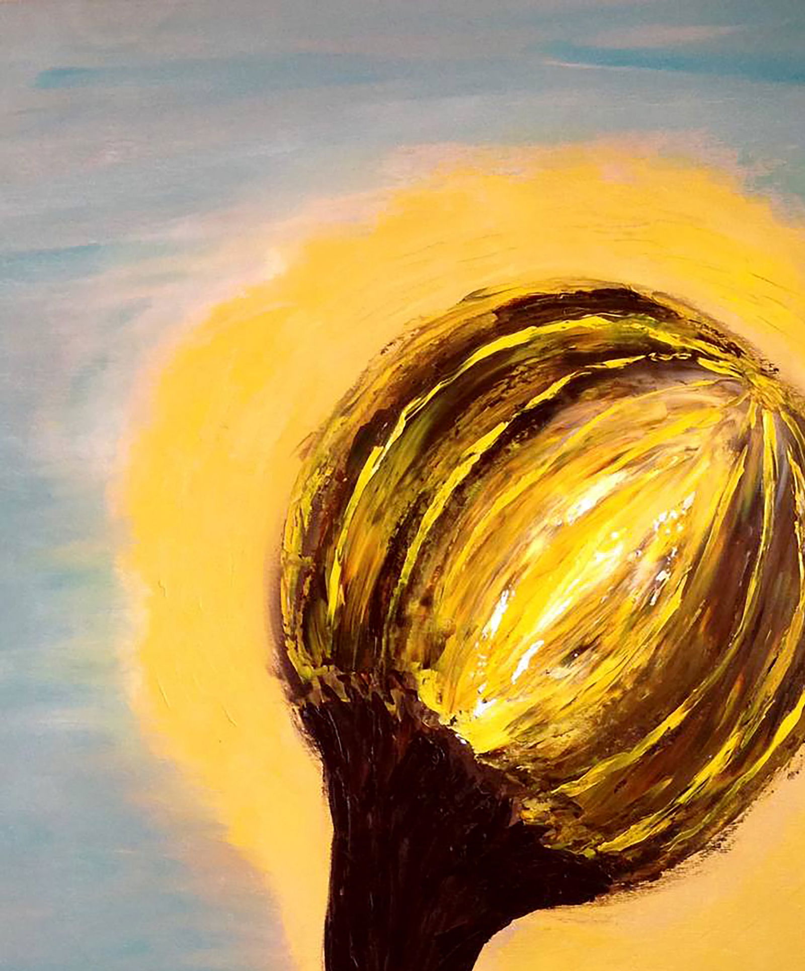 Oil painting The birth of the universe Andriy Klishyn - 2