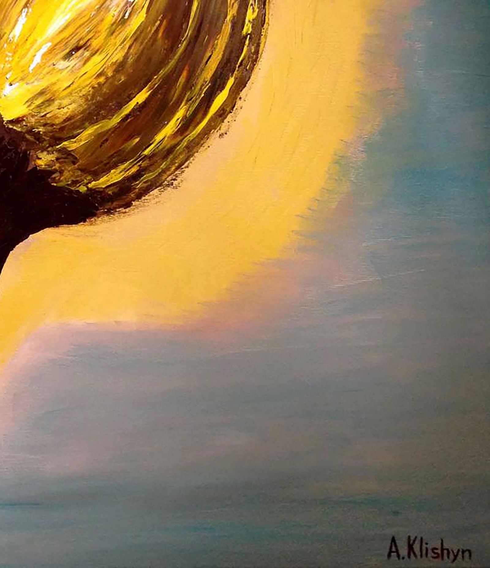 Oil painting The birth of the universe Andriy Klishyn - 5