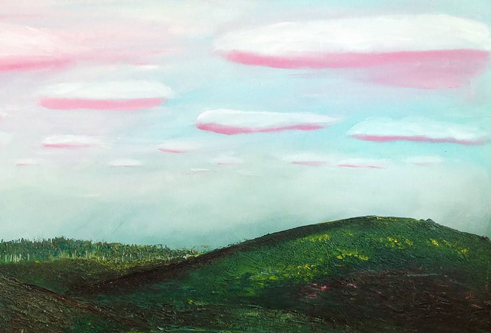 Oil painting Magic meadow Andriy Klishyn - 3