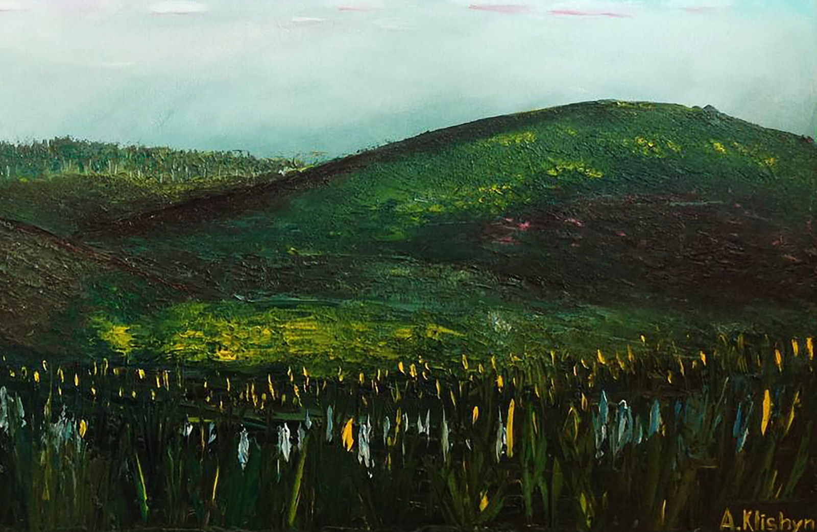 Oil painting Magic meadow Andriy Klishyn - 5