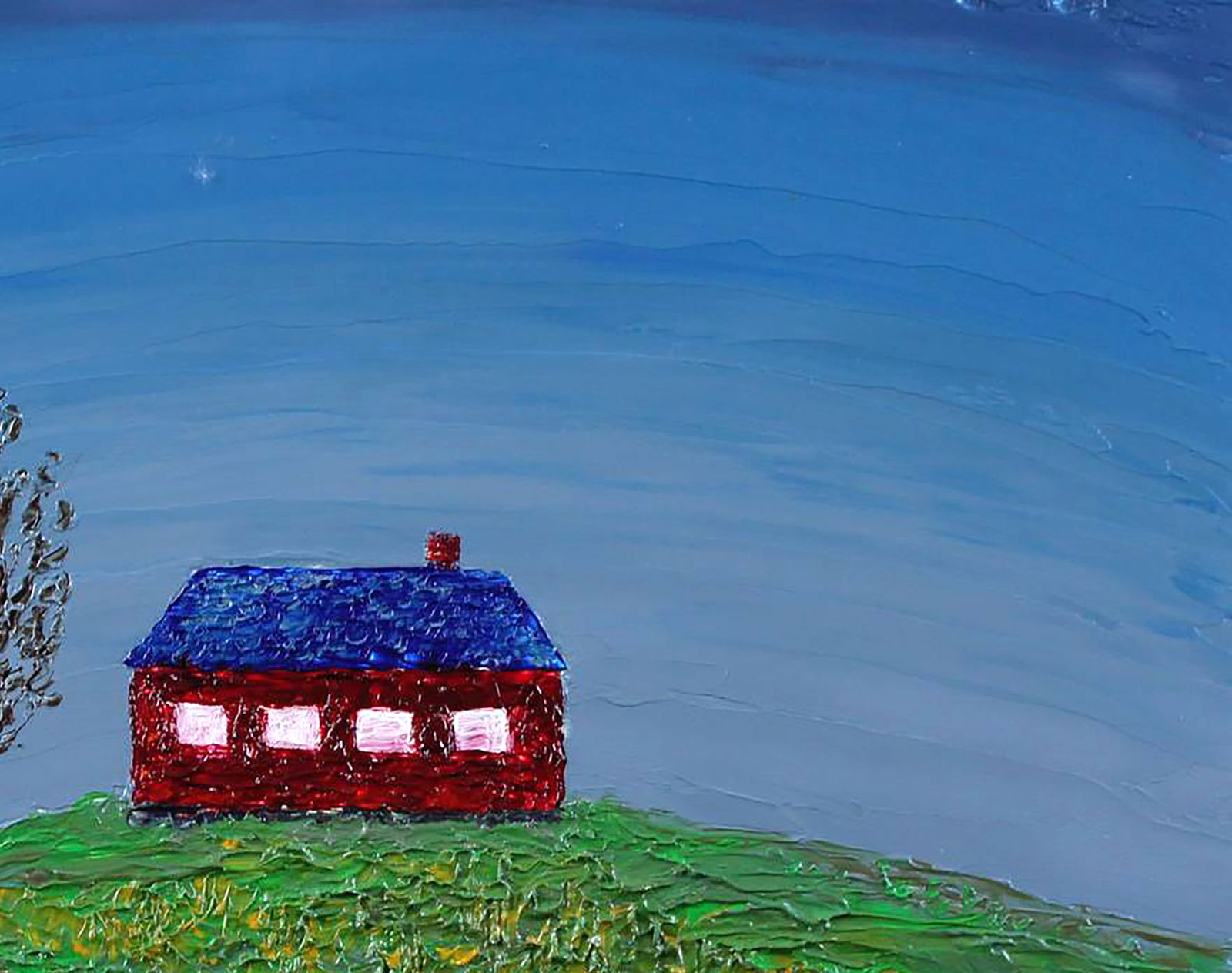 Oil painting House on the Hill Andriy Klishyn - 3