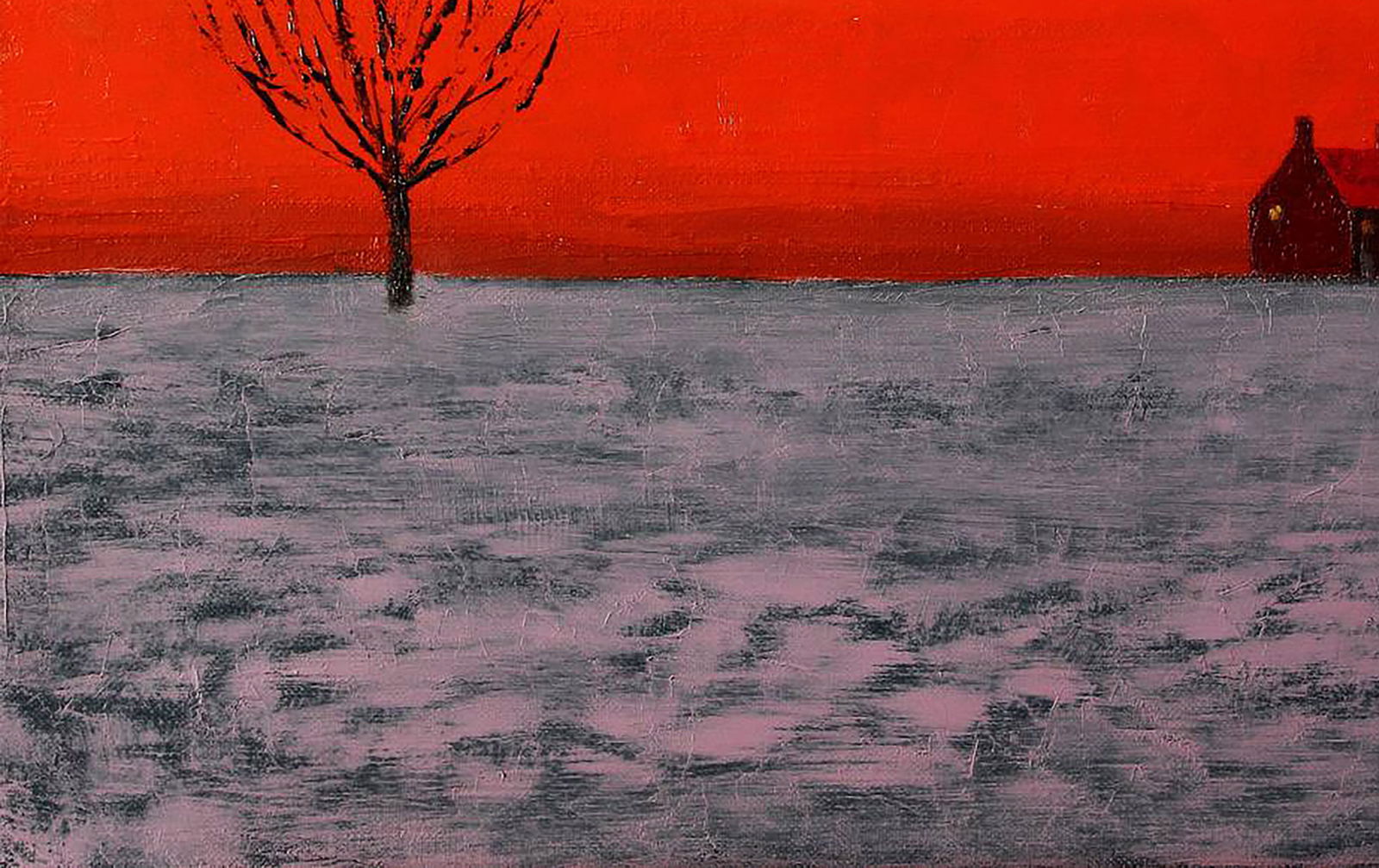 Oil painting House in the steppe Andriy Klishyn - 4