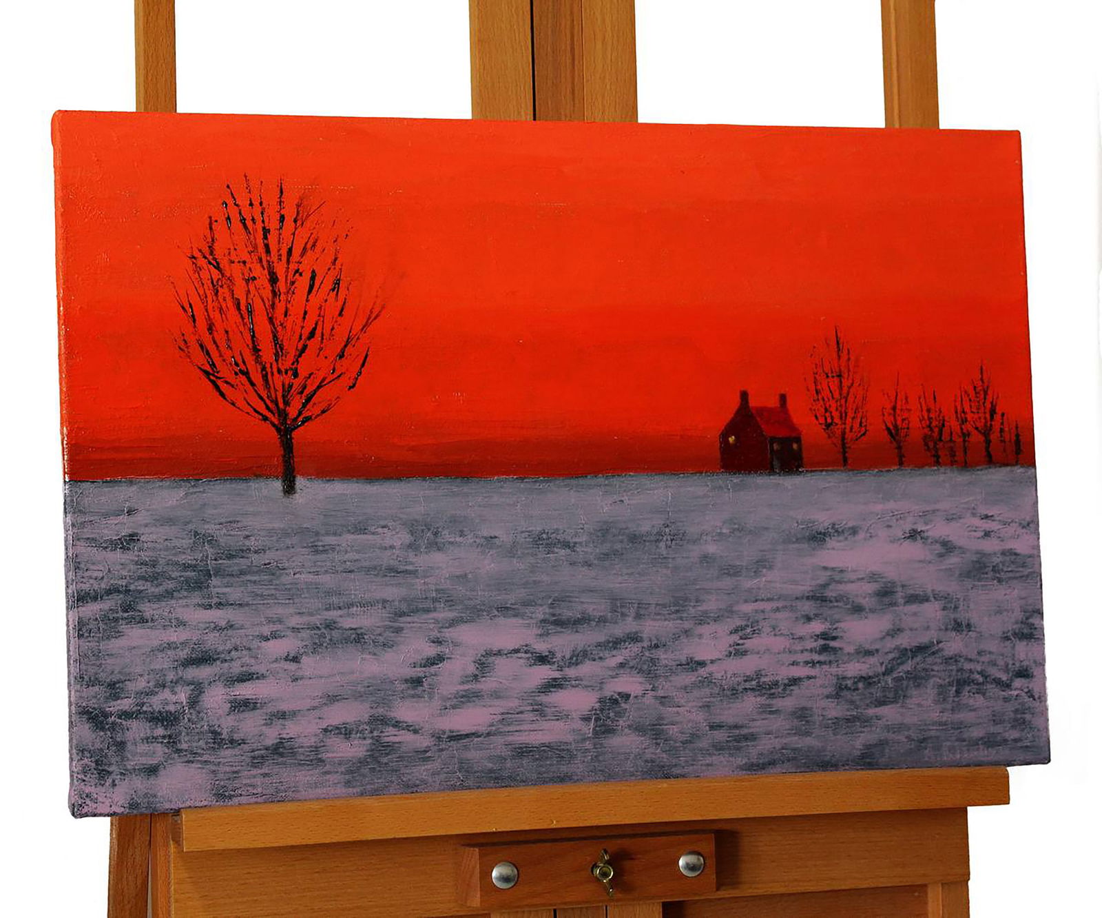 Oil painting House in the steppe Andriy Klishyn - 6