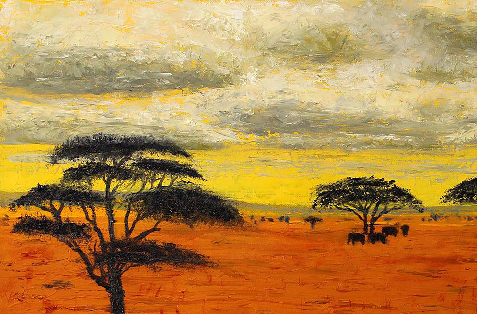 Oil painting Savannah Andriy Klishyn - 2