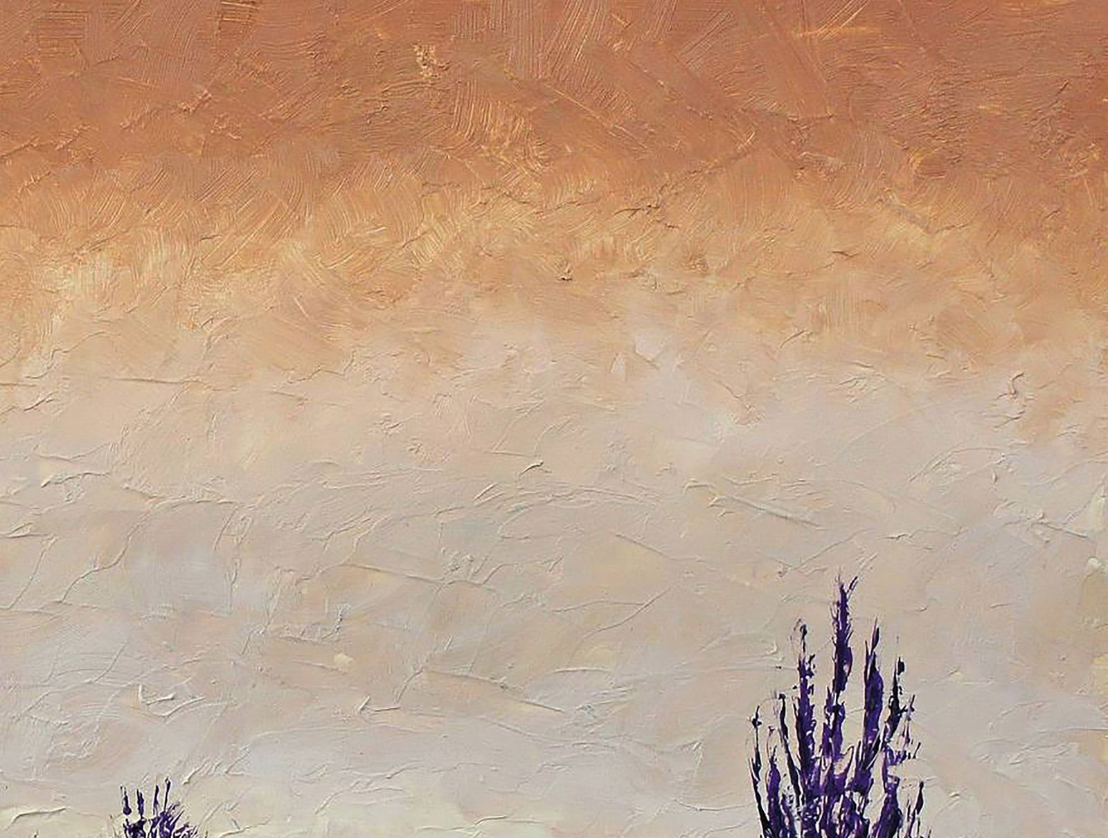 Oil painting Lavender is growing Andriy Klishyn - 3