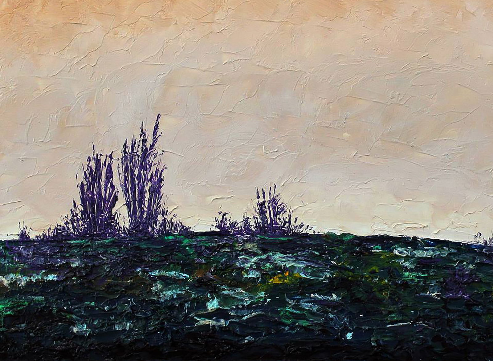Oil painting Lavender is growing Andriy Klishyn - 4