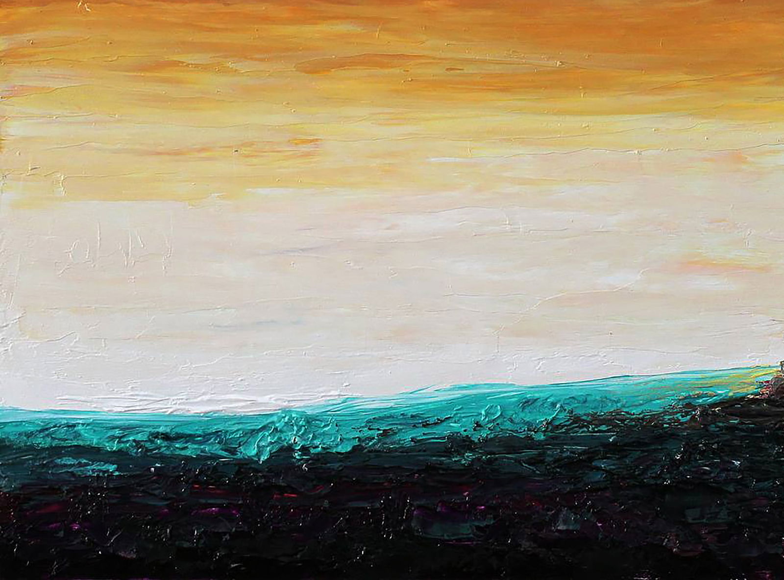 Oil painting Orange Sunset Andriy Klishyn - 4