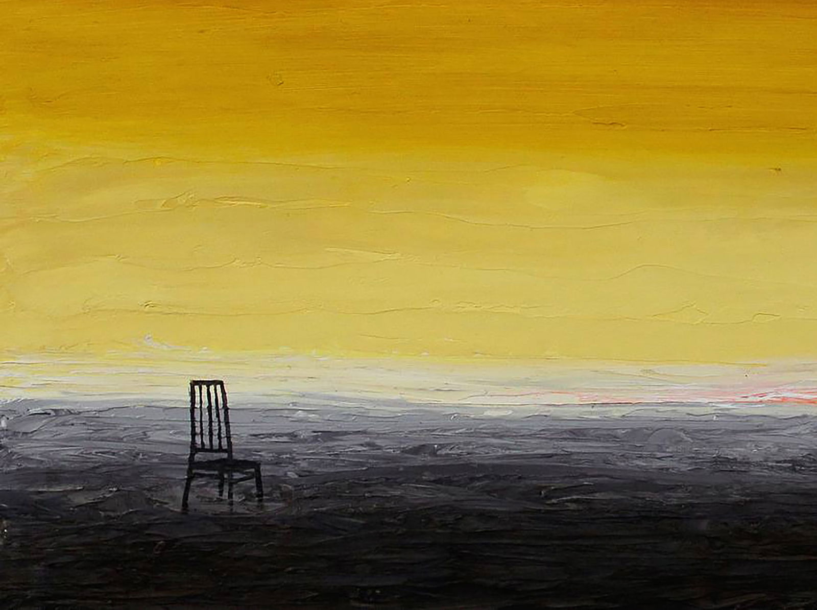 Oil painting Lonely chair Andriy Klishyn - 4