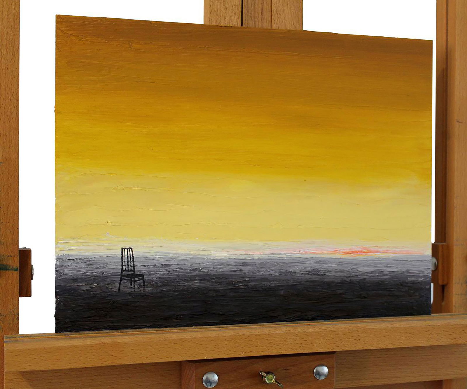 Oil painting Lonely chair Andriy Klishyn - 6