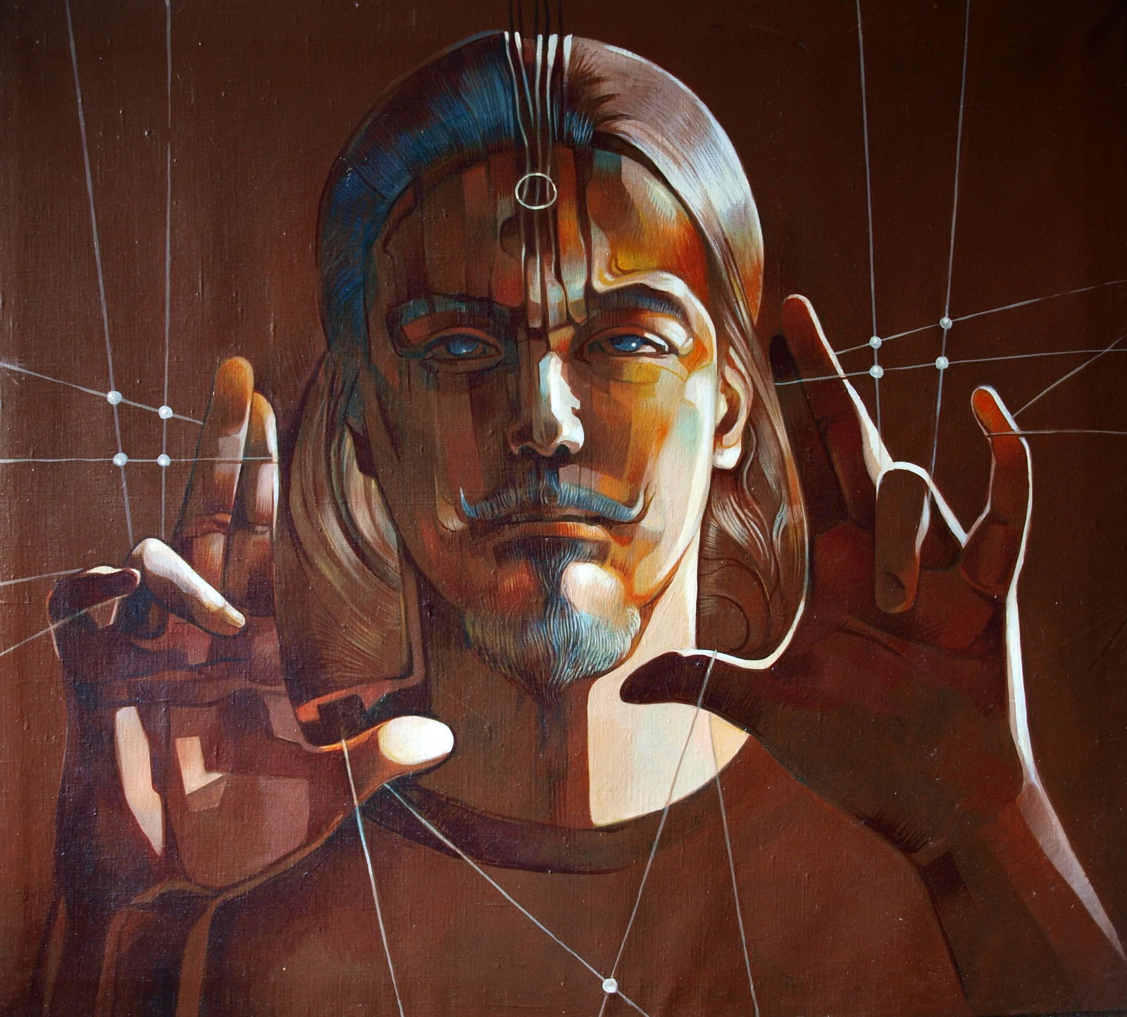 Oil painting Eight degrees of perfection Konsta G. Amelinn - 3