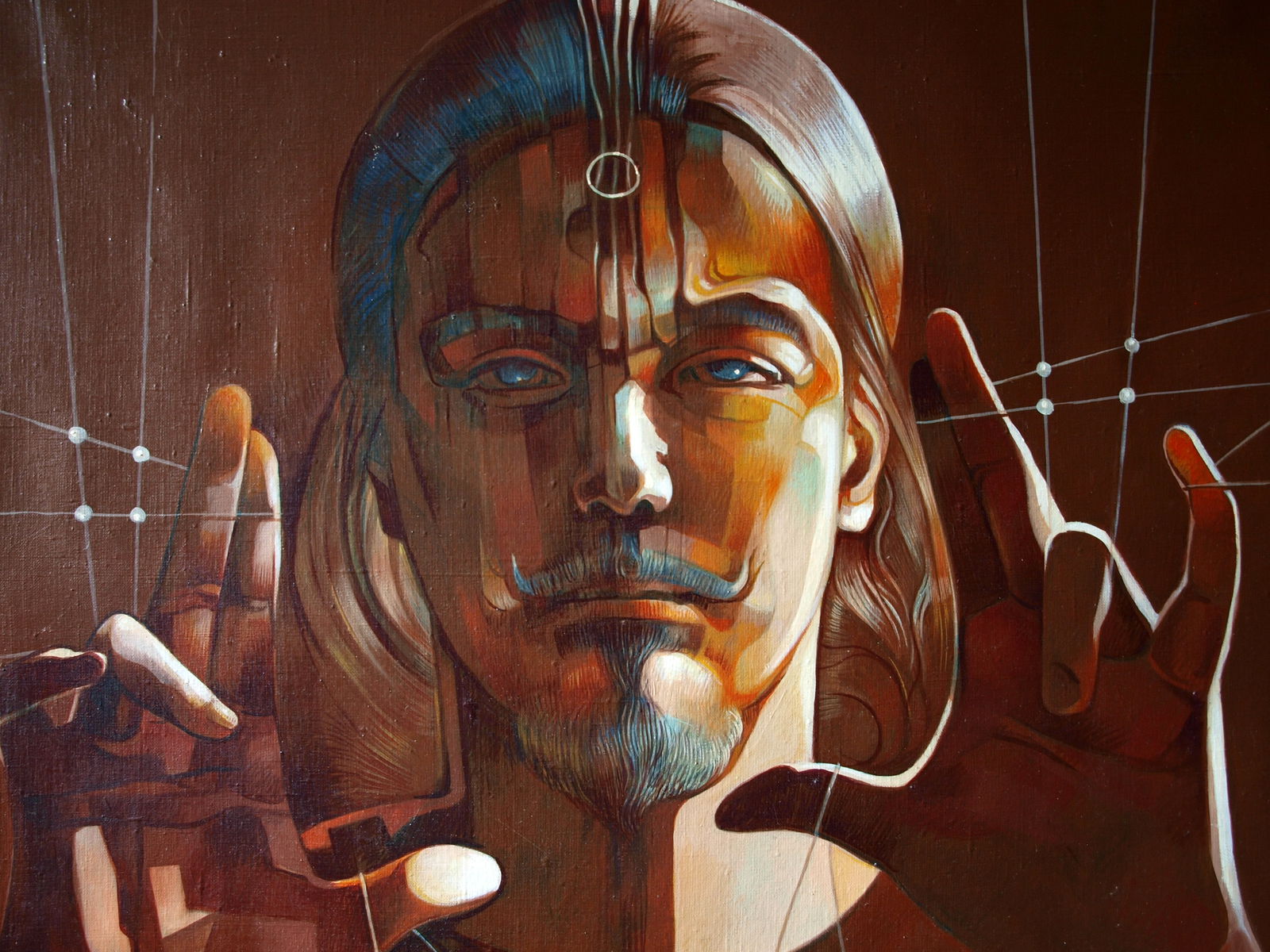 Oil painting Eight degrees of perfection Konsta G. Amelinn - 4