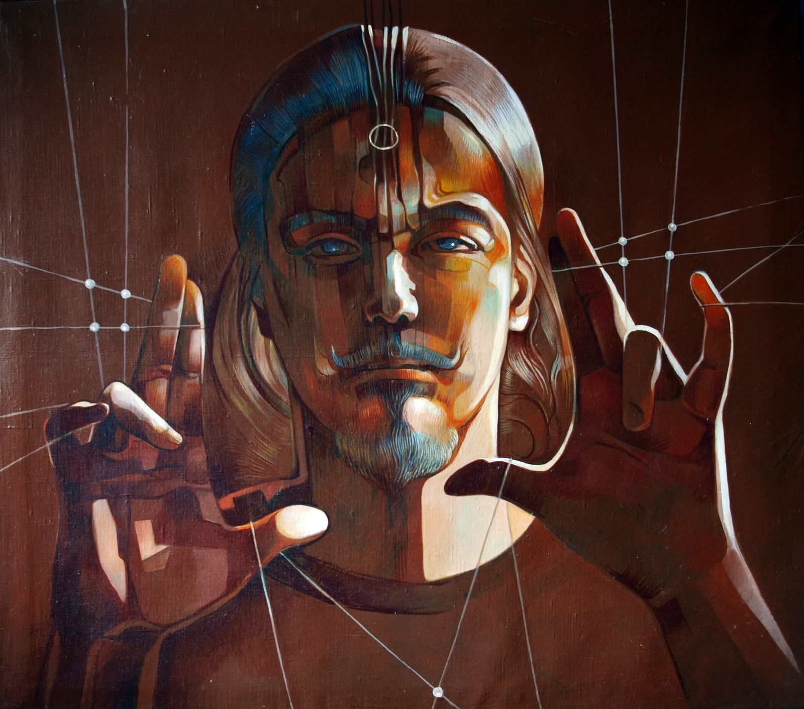 Oil painting Eight degrees of perfection Konsta G. Amelinn - 5