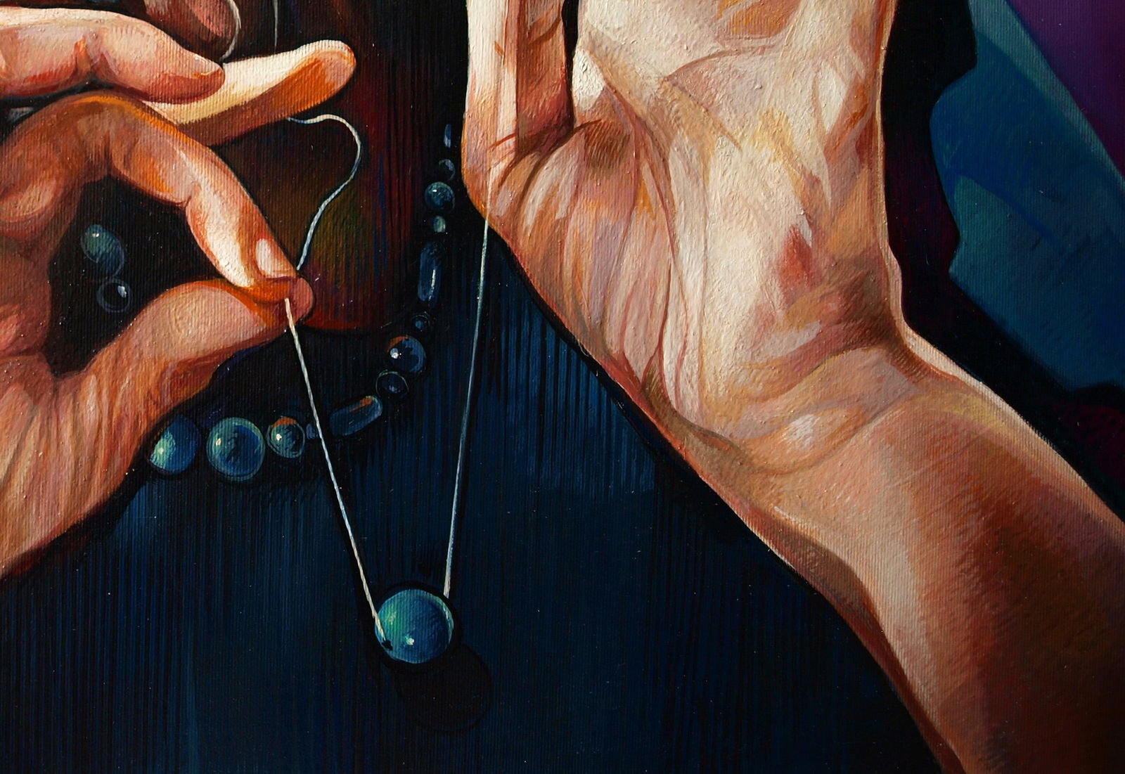 Oil painting Balances Konsta G. Amelinn - 5