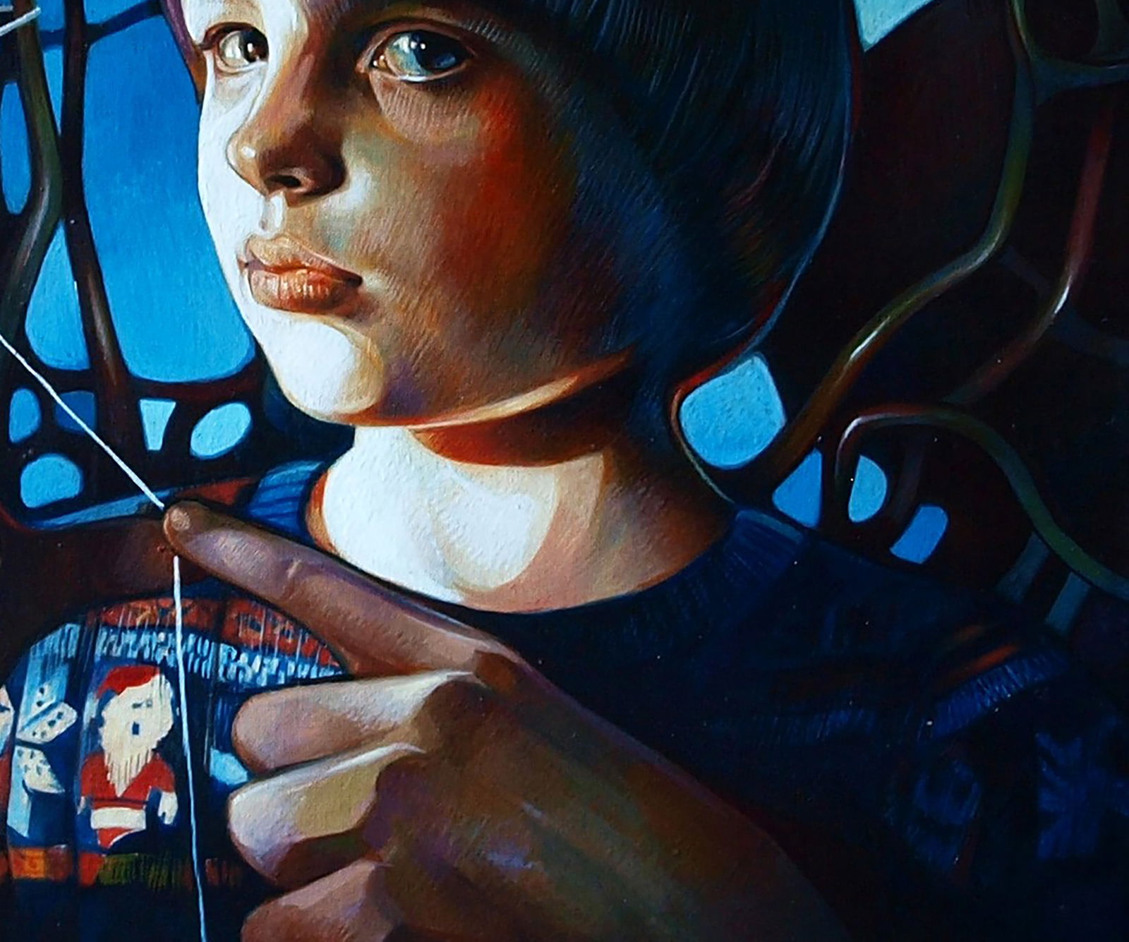 Oil painting Start of questions Konsta G. Amelinn - 5