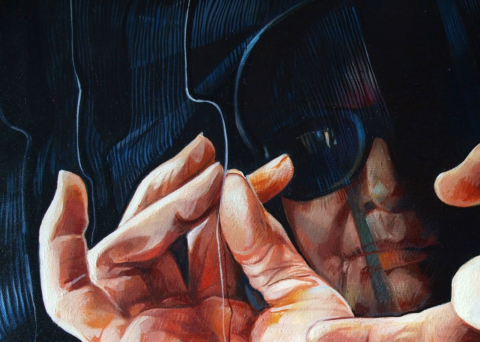 Oil painting Hands of Fortune Konsta G. Amelinn - 2