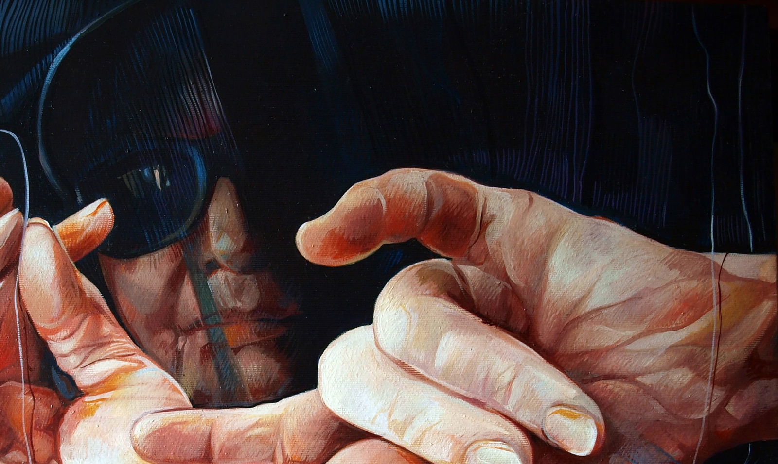 Oil painting Hands of Fortune Konsta G. Amelinn - 3