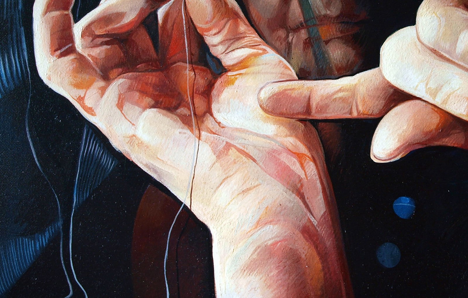 Oil painting Hands of Fortune Konsta G. Amelinn - 4