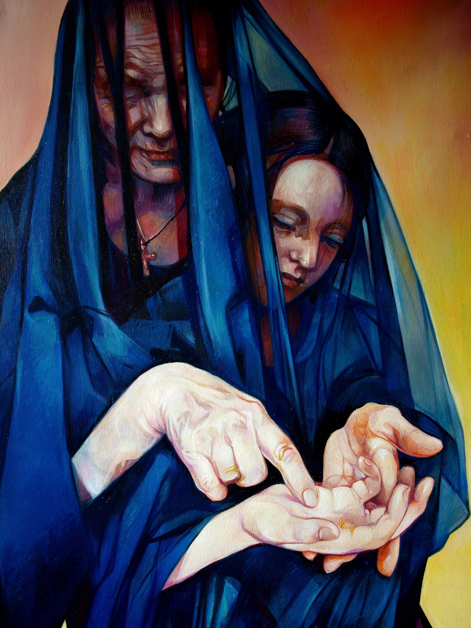 Oil painting Fate Konsta G. Amelinn - 5