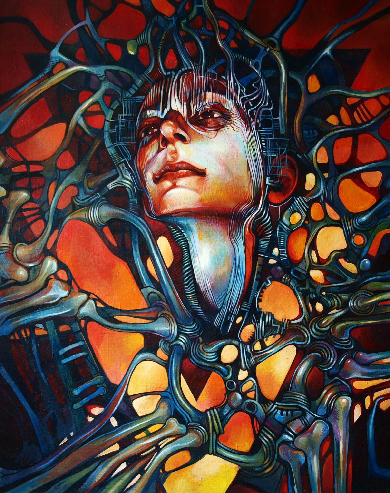 Oil painting Shiva Konsta G. Amelinn (1 of 6)