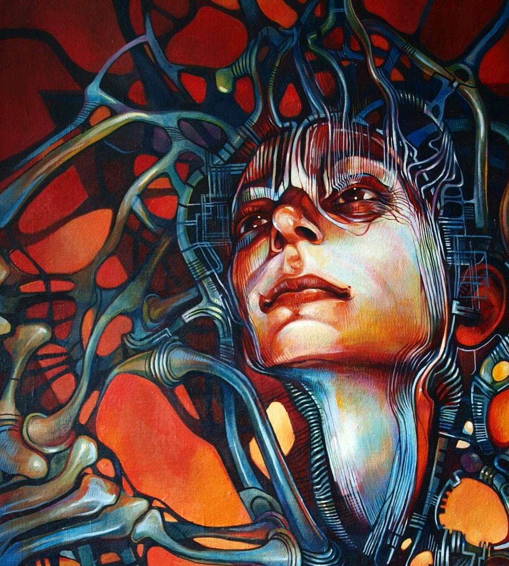 Oil painting Shiva Konsta G. Amelinn - 2